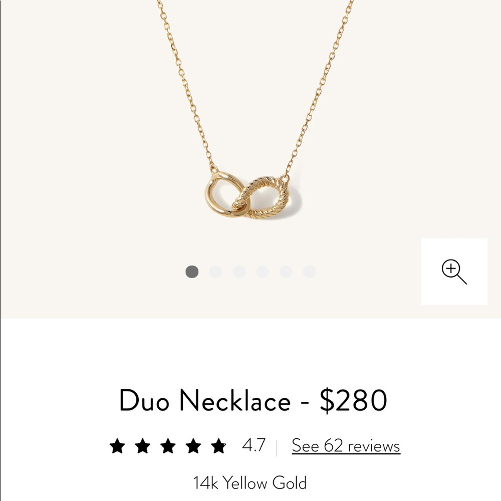 Mejuri Gold Duo Necklace